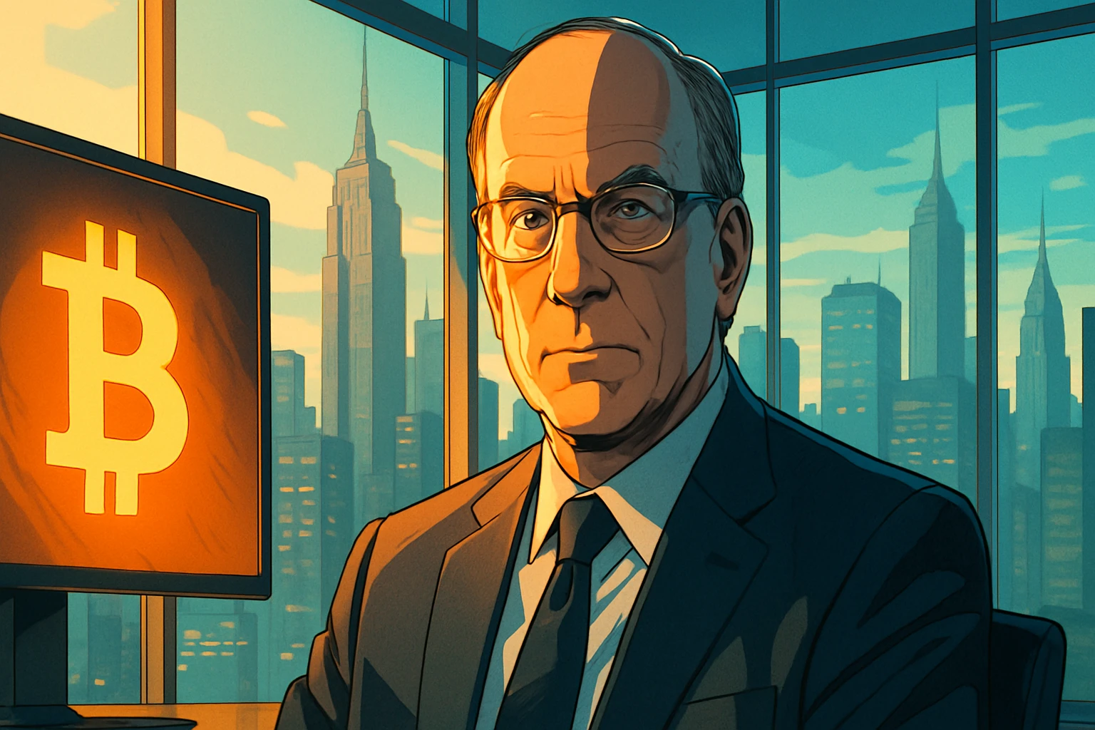 O CEO da BlackRock admite publicamente seu erro: Bitcoin não é apenas um crime, é um ativo de medo altamente volátil