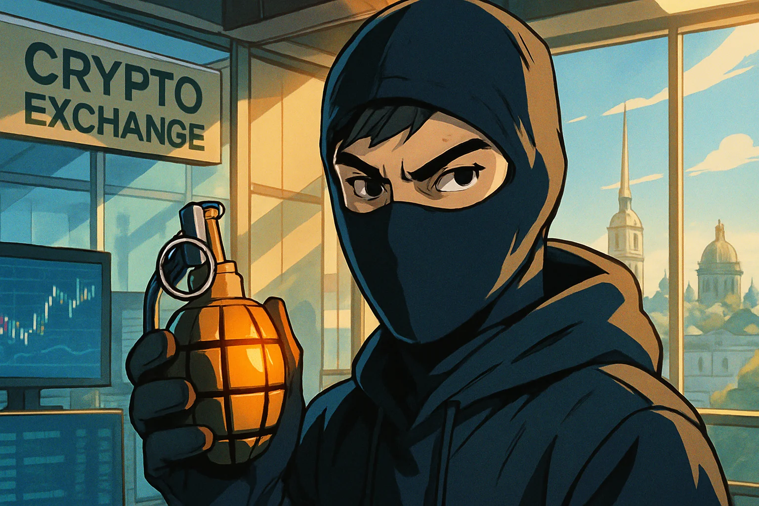 एक्सचेंज लूटने के लिए नकली हथगोले का प्रयोग करें! 21 वर्षीय रूसी व्यक्ति को मौके पर ही गिरफ्तार कर लिया गया