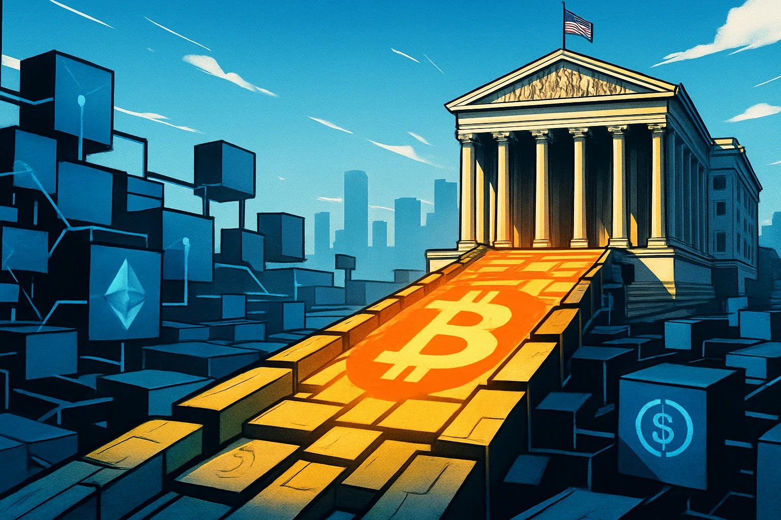 미국 CFTC는 파생상품 계약의 마진과 담보로 BTC, ETH, USDC를 출시한다고 발표했습니다.